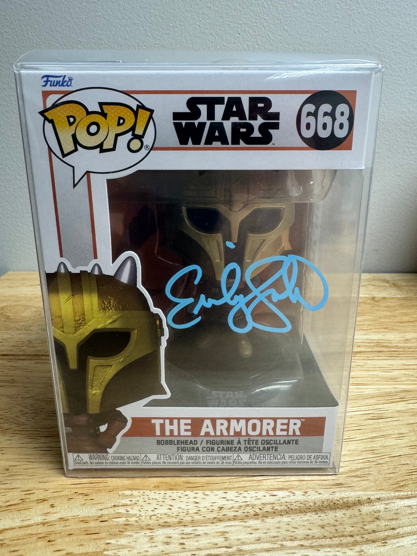 Emily Swallow Autographed The Armorer Funko