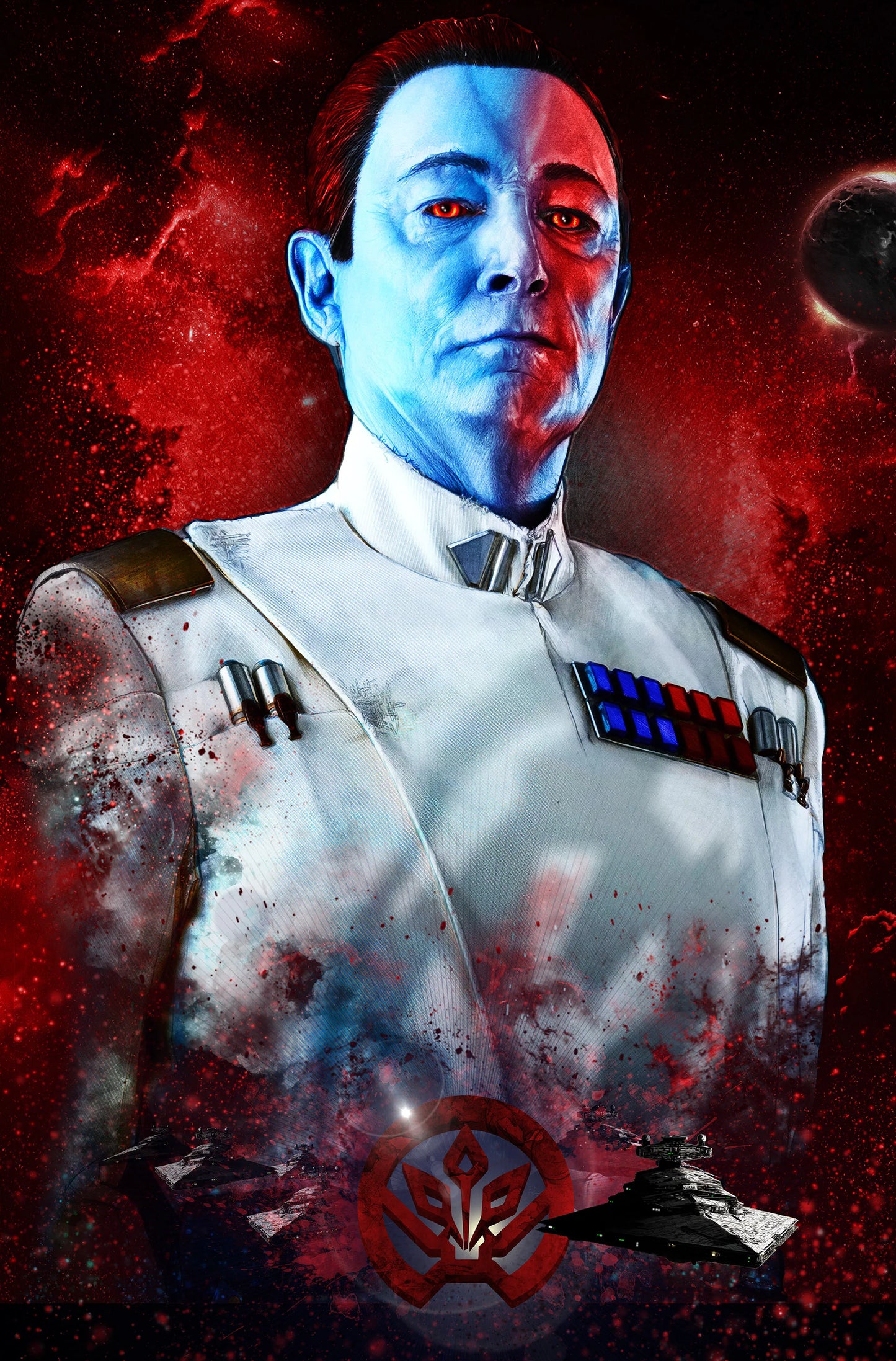 Thrawn Metal Print